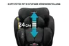 KidsZone Otočná dětská autosedačka ISOFIX i-Size 0-36 kg Náhled obrázku produktu 4