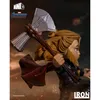 A close-up, side profile of a stylized Thor figurine from Avengers: Endgame, holding his axe. Náhled obrázku produktu