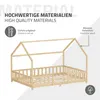 Dětská postel ML-Design 140 x 200 cm s ochrannou zábranou Náhled obrázku produktu 6