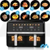 Horkovzdušná fritéza MalTec XL 2 komory s průzorem, objem Náhled obrázku produktu 10