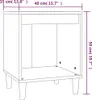 vidaXL Nachttische 2 Stk. Weiß 40x35x50 cm Produktbild-Vorschau 8