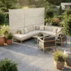 Trennwand ‘Basciano’ verzinkter Stahl 180 x 120 cm Produktbild-Vorschau 8