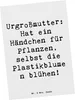 Mr. & Mrs. Panda Postkarte Spruch Urgroßmutter Wundergrün - Produktbild-Vorschau 1
