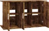 vidaXL Supporto per acquari in rovere affumicato 101x41x58 Anteprima dell’immagine prodotto 6