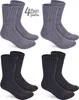 BRUBAKER 4 Paar Wollsocken - Warme Wintersocken für Damen Produktbild-Vorschau 2