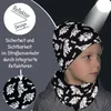 Kinder Reflektor Mütze & Loop Dinosaurier Jersey Stoff Produktbild-Vorschau 2