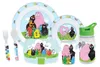 Zestaw plastikowych naczyń Fun House 6 elementów Podgląd zdjęcia produktu 1
