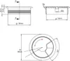 2er Pack 80mm ø Kabeldurchführung Kabeldurchlass schwarz Produktbild-Vorschau 3