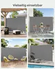 SONGMICS Alu Seitenmarkise 200 x 400 cm 280 g/m² ausziehbar Produktbild-Vorschau 12