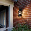 Lucande Außenwandleuchte Marcellino, rost, Metall, Glas Produktbild-Vorschau 3