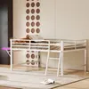 Merax Kinderbetten Halbhohes Bett 140x200cm mit Seite Produktbild-Vorschau 3