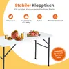 Goliving Outdoor Klapptisch – Campingtisch – Wetterfest – Produktbild-Vorschau 6