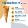 BAZKO Süßes Eishörnchen Mittelgroß | Eiswaffeln Hörnchen Produktbild-Vorschau 2