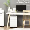 Vinsetto Aktenschrank Büroschrank mit Rädern Bürocontainer Produktbild-Vorschau 7