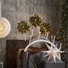 Gwiazda wisząca biała 3D Led ALICE 57 cm na baterie Podgląd zdjęcia produktu 19
