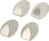 KOTARBAU® Set di 4 pezzi. Ganci adesivi ovali in acciaio Anteprima dell’immagine prodotto 1
