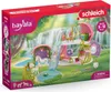 A toy playset of a fairy house with unicorns and a lake, presented in its retail packaging. Náhľad obrázku produktu