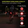 Smart Fahrrad Rücklicht: Auto On/Off hintere Fahrrad Produktbild-Vorschau 2