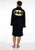 A person wearing a black Batman robe from the back. Podgląd zdjęcia produktu