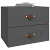Wand-Nachttisch Grau 50x36x40 cm Produktbild-Vorschau 4