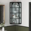 STILVORA Wandschrank mit 4 Ebenen und klarem Glas, Produktbild-Vorschau 1