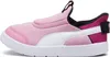 A side view of a pink Puma sneaker for children. Podgląd zdjęcia produktu