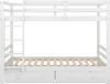 Etagenbett mit Lattenrost, 140x200 cm, Kinderbett mit Produktbild-Vorschau 10
