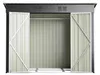 ELANDEPOT Abri de jardin 242 × 126 × 182 cm gris rangement Voir les images du produit 19