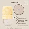 COOSY Lammfell Fußsack Fb. cream Produktbild-Vorschau 5