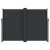 vidaXL Seitenmarkise Ausziehbar Schwarz 180x1200 cm Produktbild-Vorschau 3
