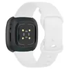 Strap-it Fitbit Versa 4 Silikon Armband Classic (Weiß) - Produktbild-Vorschau 2