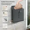 WOLTU Briefkasten mit Zeitungsfach Sichtfenstern, Produktbild-Vorschau 5