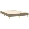 Boxspringbett mit Matratze Taupe 140x190 cm Stoff Produktbild-Vorschau 3