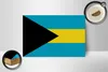 Holzschild Flagge Bahamas 18x12 cm Flag of the Bahamas Produktbild-Vorschau 3