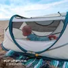 DERYAN BabyBox Campingbett - Babyzelt - Creme Produktbild-Vorschau 5
