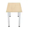 AKKE Ahorn Küchentisch mit chrom beine LxBxH: 50x50x74 cm Produktbild-Vorschau 4