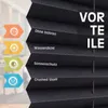 Plissee Rollo ohne Bohren mit Aluminium- Klebeleiste Produktbild-Vorschau 5