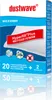 A product box for vacuum cleaner bags and microfilters. Produktbild-Vorschau