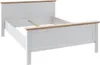 Schlafzimmer Set 4-teilig Bett 160x200cm Pinie weiß mit Produktbild-Vorschau 6