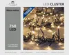 Cluster-Beleuchtung 768 LED-Leuchten warmweiß 4,5 Meter Produktbild-Vorschau 1