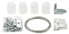 sunprotect 12502 Montage-Set für Seilspann-Markise / Produktbild-Vorschau 1