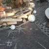 Weihnachtliche Tischdecke mit sternförmigem Leineneffekt Produktbild-Vorschau 2
