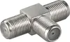 goobay F Adapter F Buchse doppelt F Buchse zink (Bulk) Voir les images du produit 1