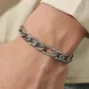 Bracelet pour homme HU-23455 - Argenté en acier KP23455 Voir les images du produit 3