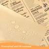 100 Blätter Backpapier Zeitungsoptik, Backpapier Zuschnitte Produktbild-Vorschau 4