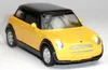 Mini Cooper Modellauto gelb ca. 1:60 / 6-7 cm Spritzguss Produktbild-Vorschau 2