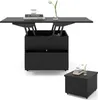 COSTWAY Couchtisch, Wohnzimmertisch mit Schublade, Rollen & Produktbild-Vorschau 1