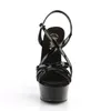 DELIGHT-613 Damen Sandale von Pleaser, Schwarz  , EU 38, US Produktbild-Vorschau 2