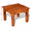vidaXL Stolik kawowy z litego drewna 60x60x45 cm Podgląd zdjęcia produktu 4