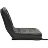 A side view of a black tractor seat on a white background. Náhľad obrázku produktu